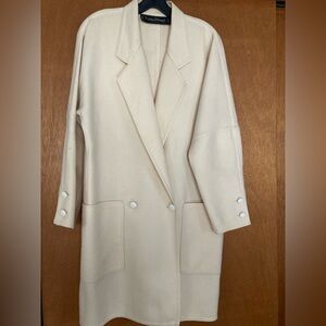 Louis Feraud Vintage Cream Color Women's Coat